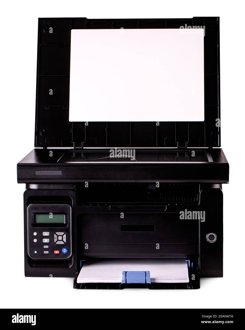 Modern style office device isolated with clipping path over white Stock Photo