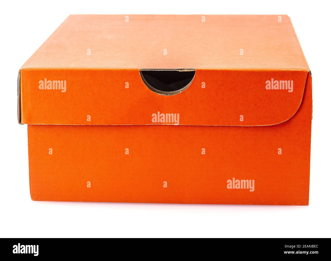Red shoes box isolated on white background Stock Photo Alamy