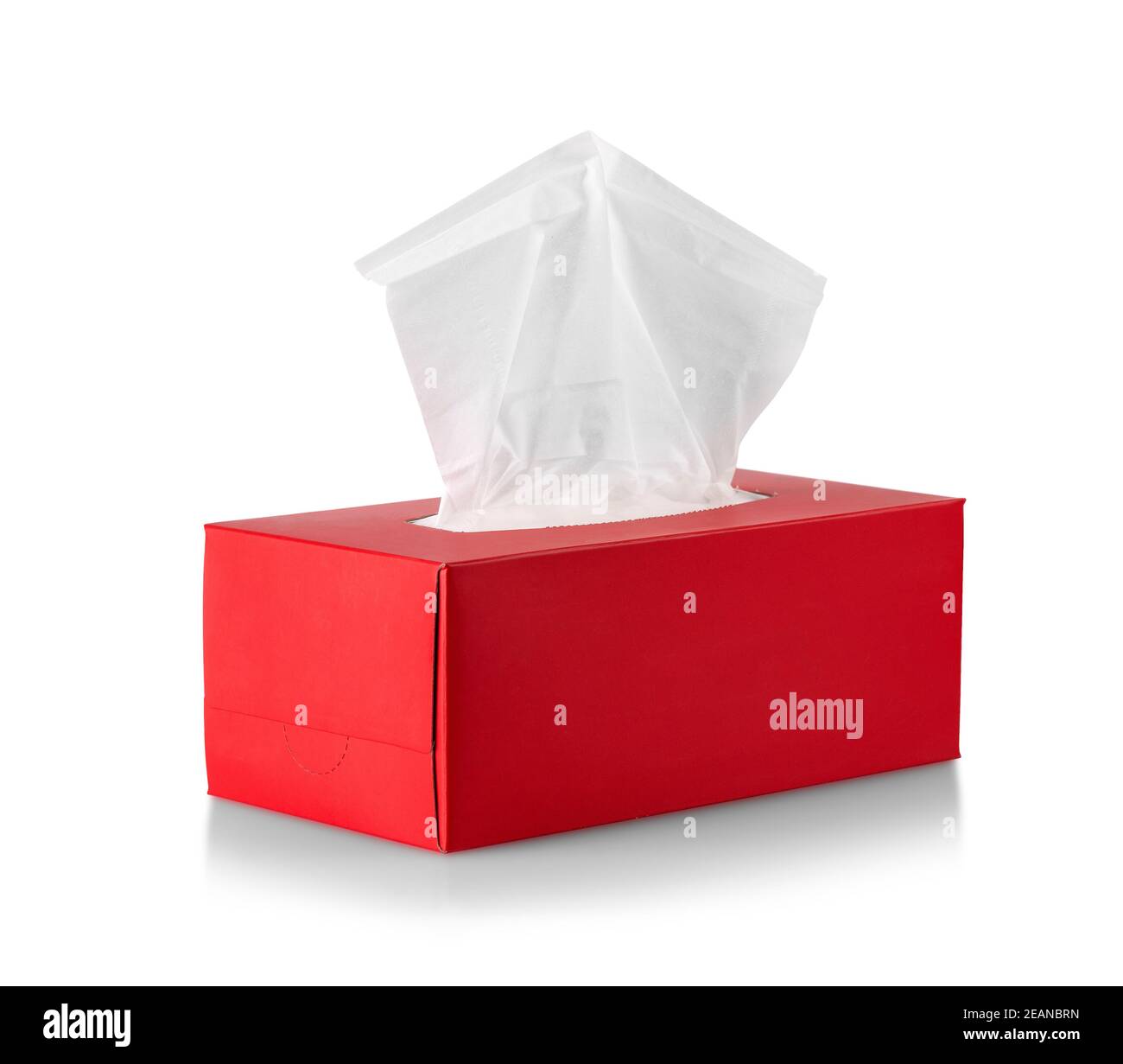 Red Cleaning wipes isolated on white background Stock Photo