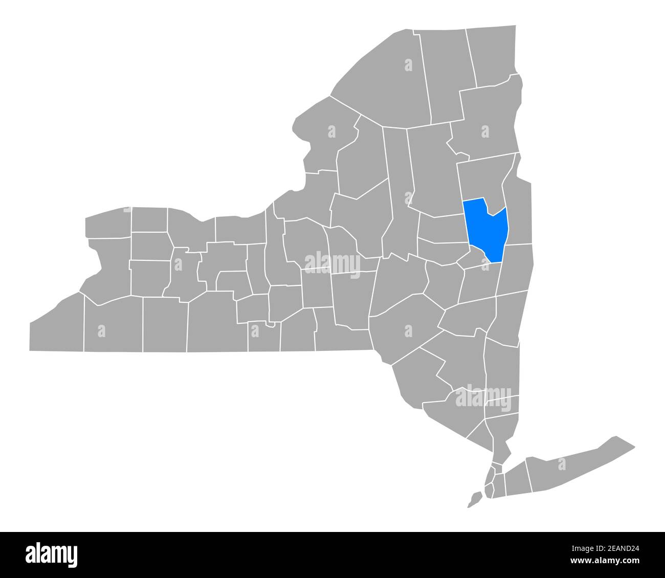 Map Of Saratoga In New York Stock Photo Alamy