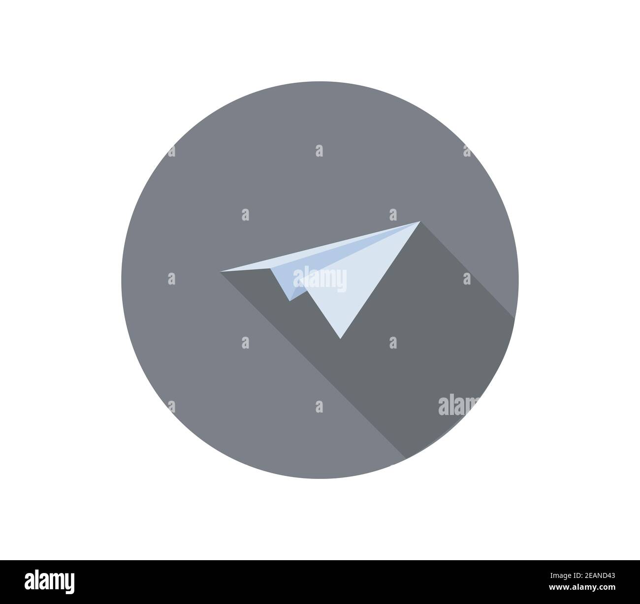 paper plane icon illustrated in vector on white background Stock Photo ...