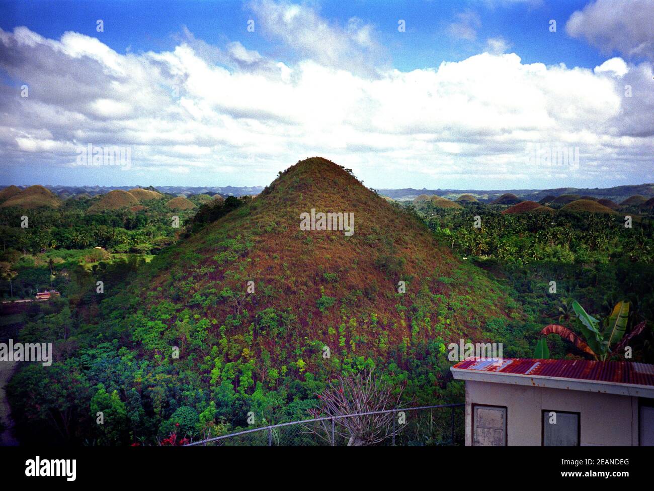 Chocolate Hills on Bohol Stock Photo Alamy