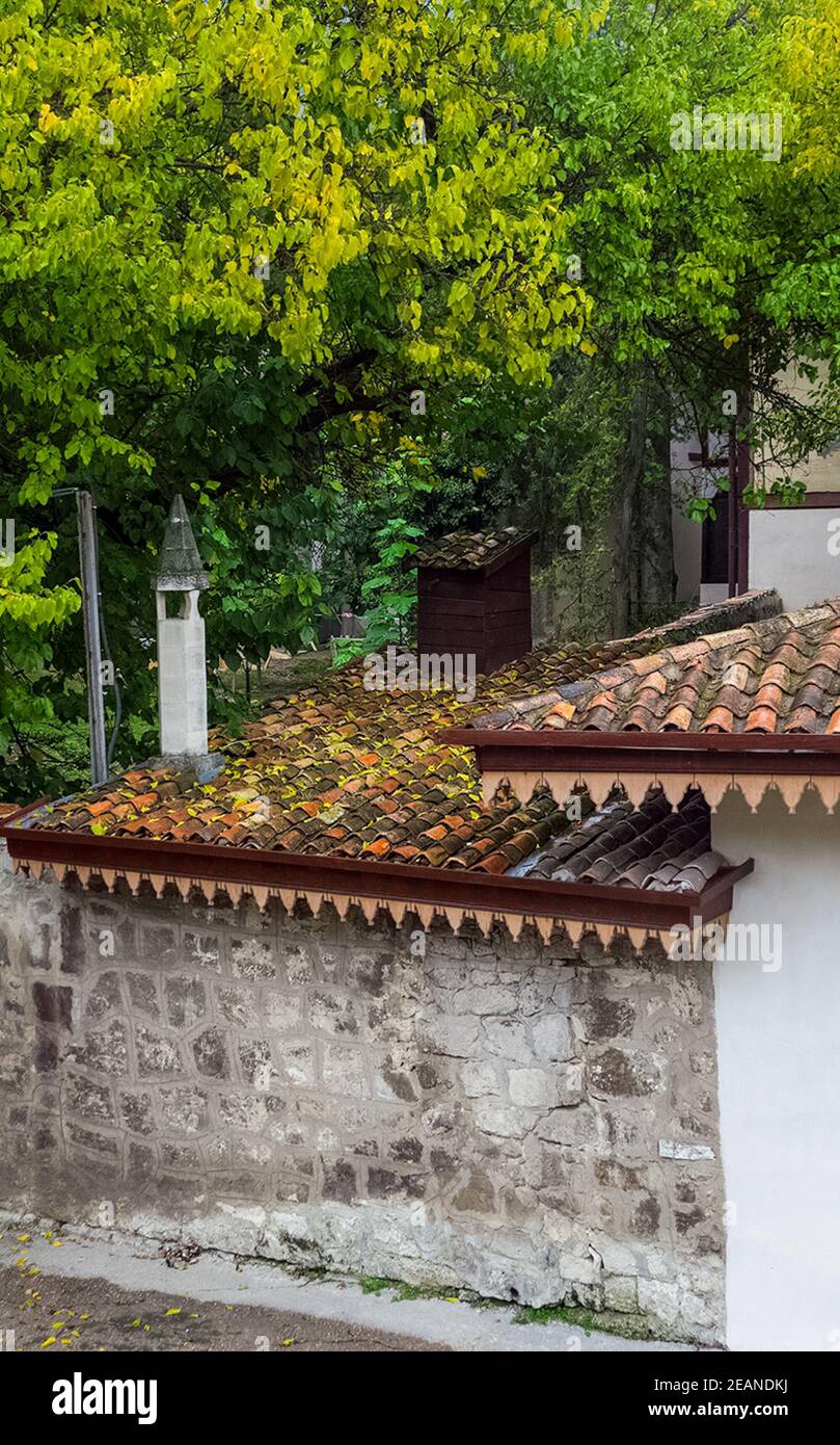 architecture of the old streets in Sevastopol. Old houses Stock Photo Alamy