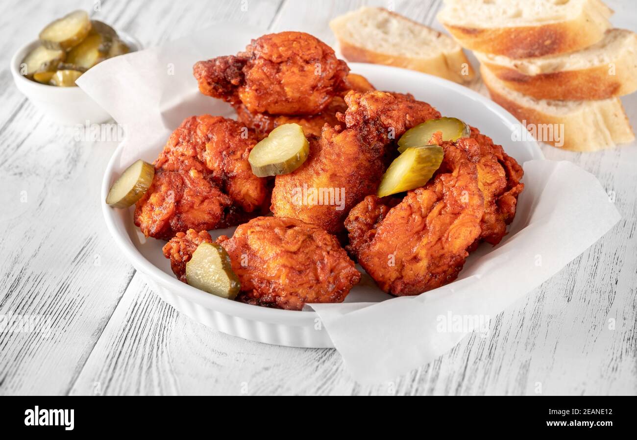 Nashville Hot Chicken Stock Photo - Alamy