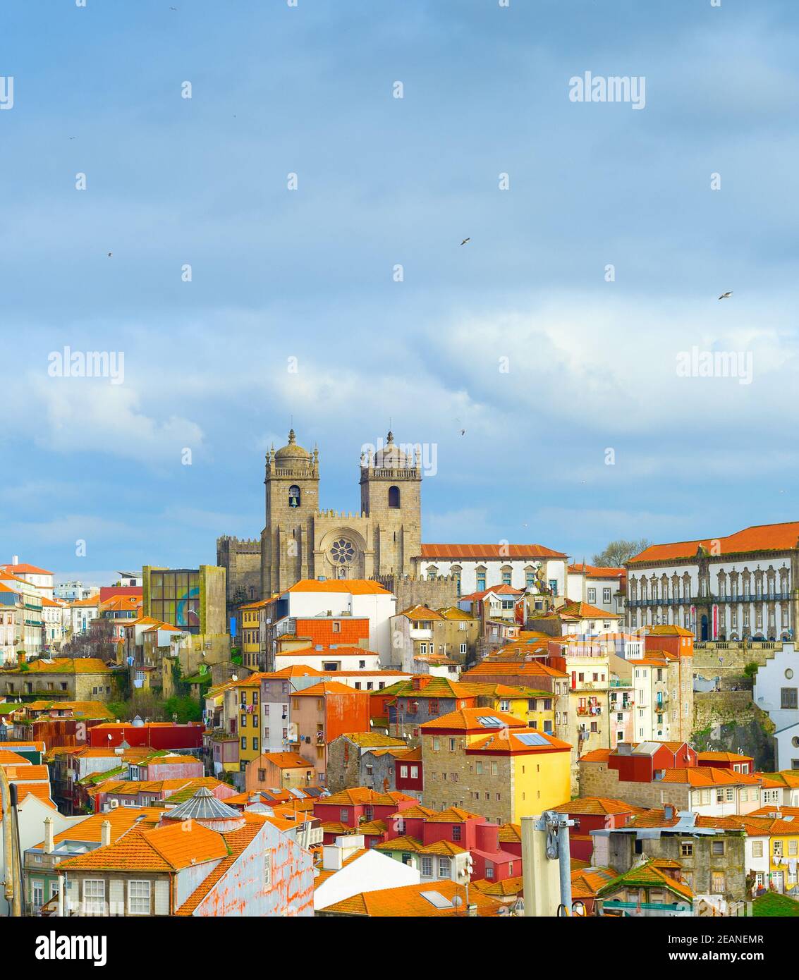 Ribeira Old Town Porto, Portugal Stock Photo