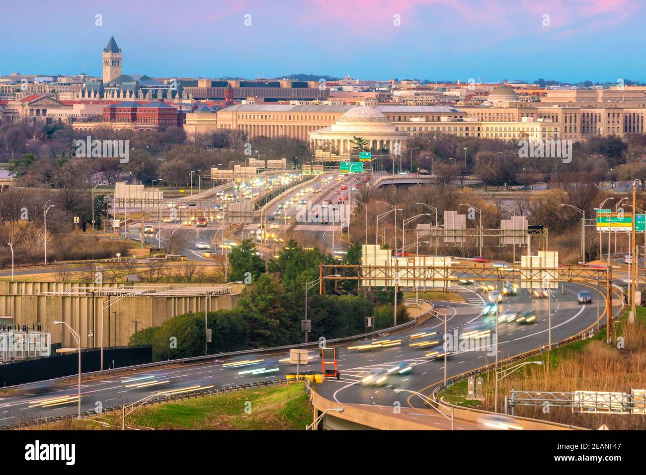 Washington, D.C. city skyline Stock Photo