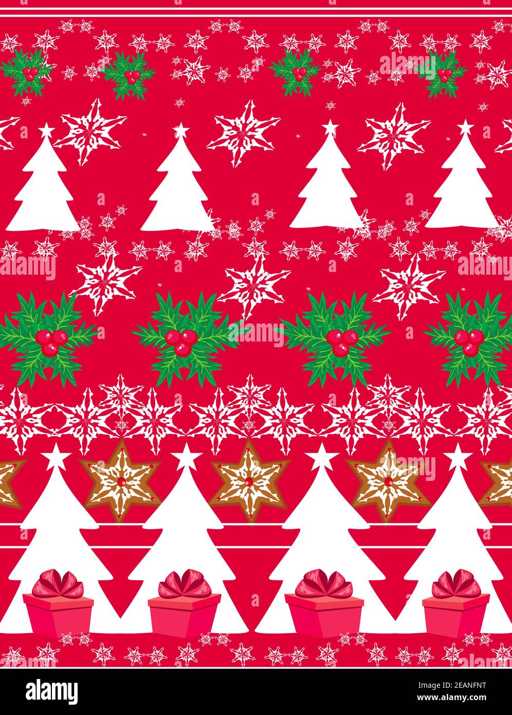 Seamless christmas pattern hi-res stock photography and images - Alamy