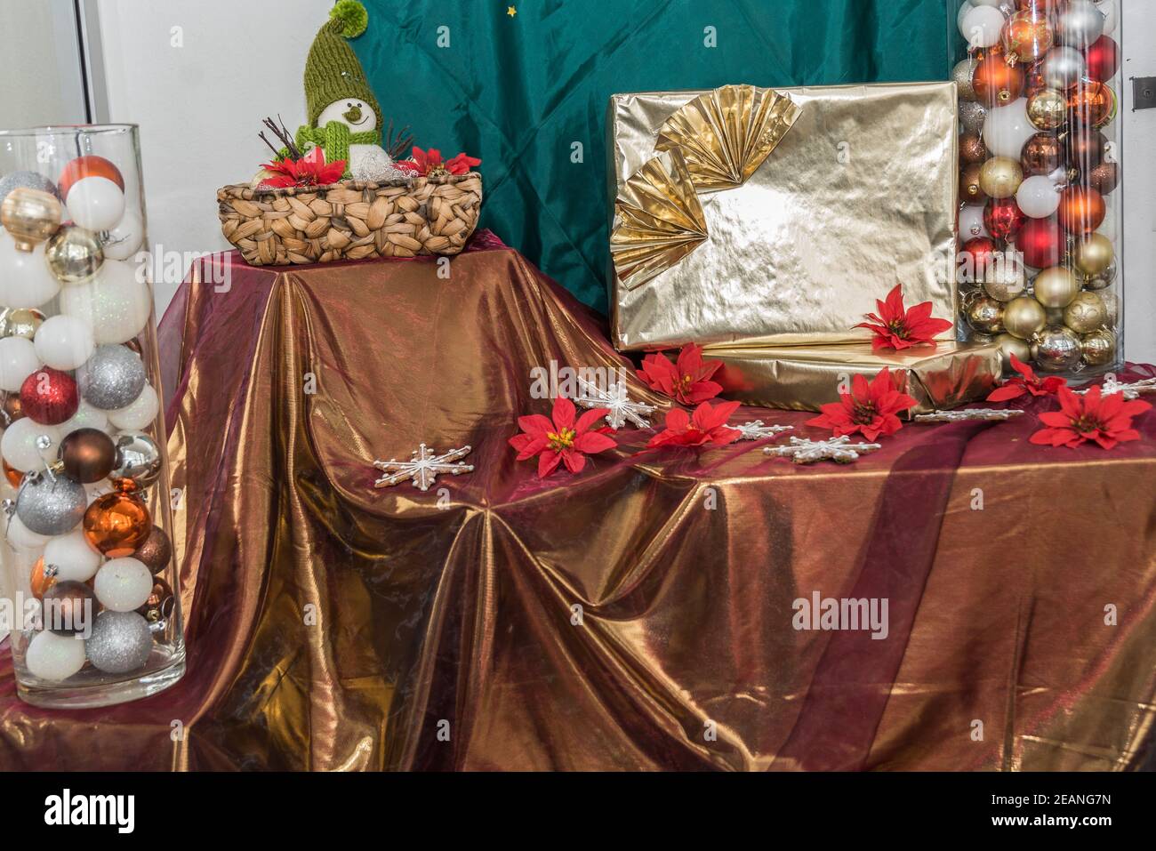 Christmas decoration bauble, gift Stock Photo