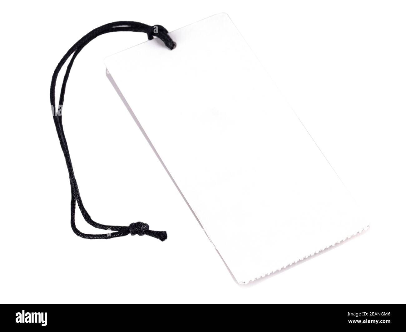 Blank paper price tag or label isolated Stock Photo Alamy