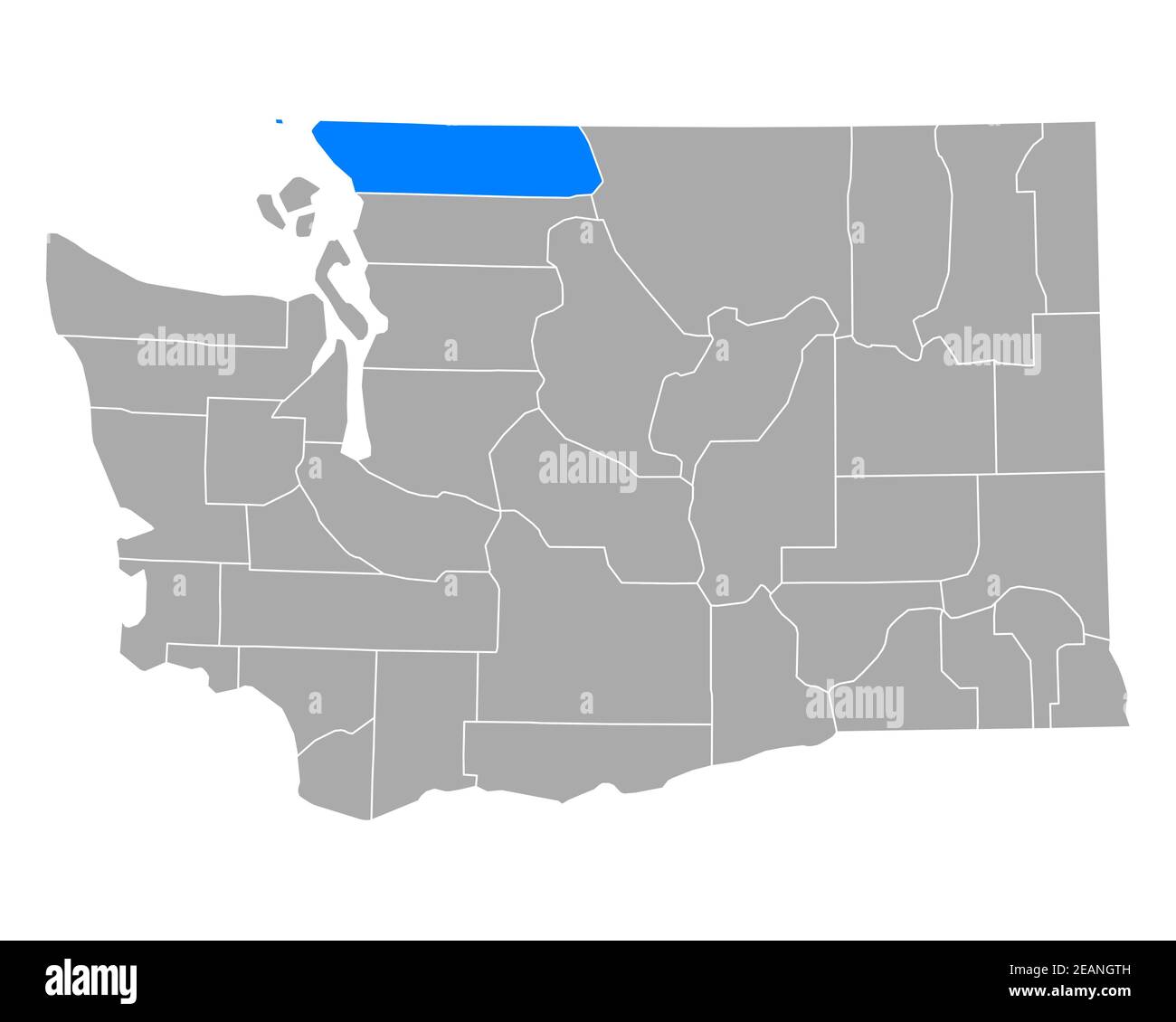 Whatcom county map hi-res stock photography and images - Alamy