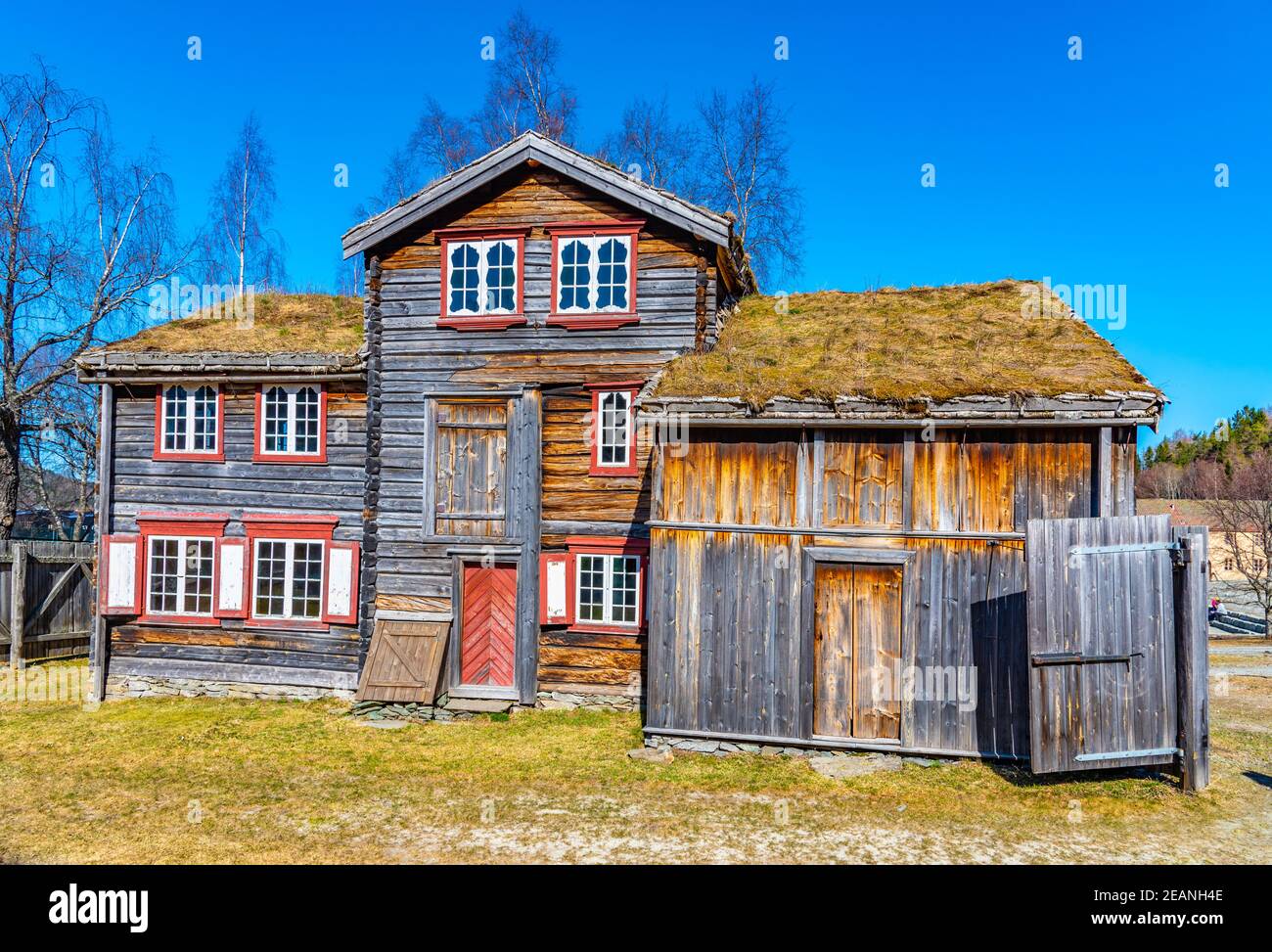 Examples of rural architecture in the Trondelag folk museum in ...