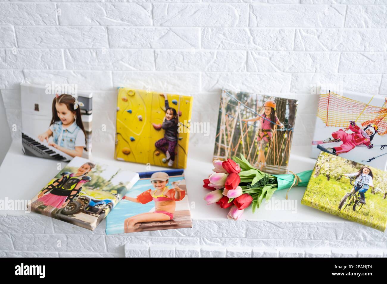 Sarah Lowe's G Is For Girls Hand-Stretched Canvas Art