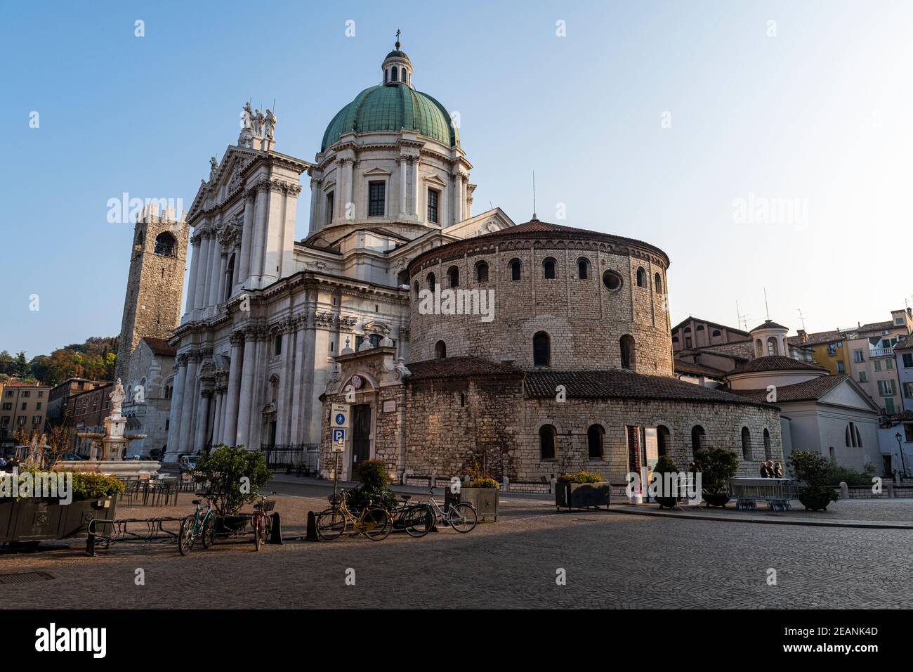 Cathedral of Santa Maria Assunta, UNESCO World Heritage Site, Brescia, Lombardy, Italy, Europe Stock Photo