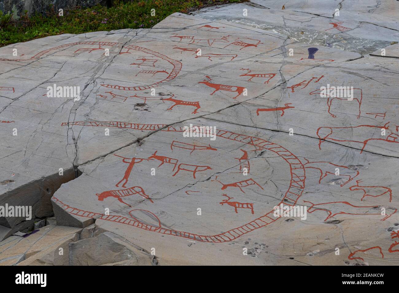 The rock carvings of Alta, UNESCO World Heritage Site, Finnmark, Norway