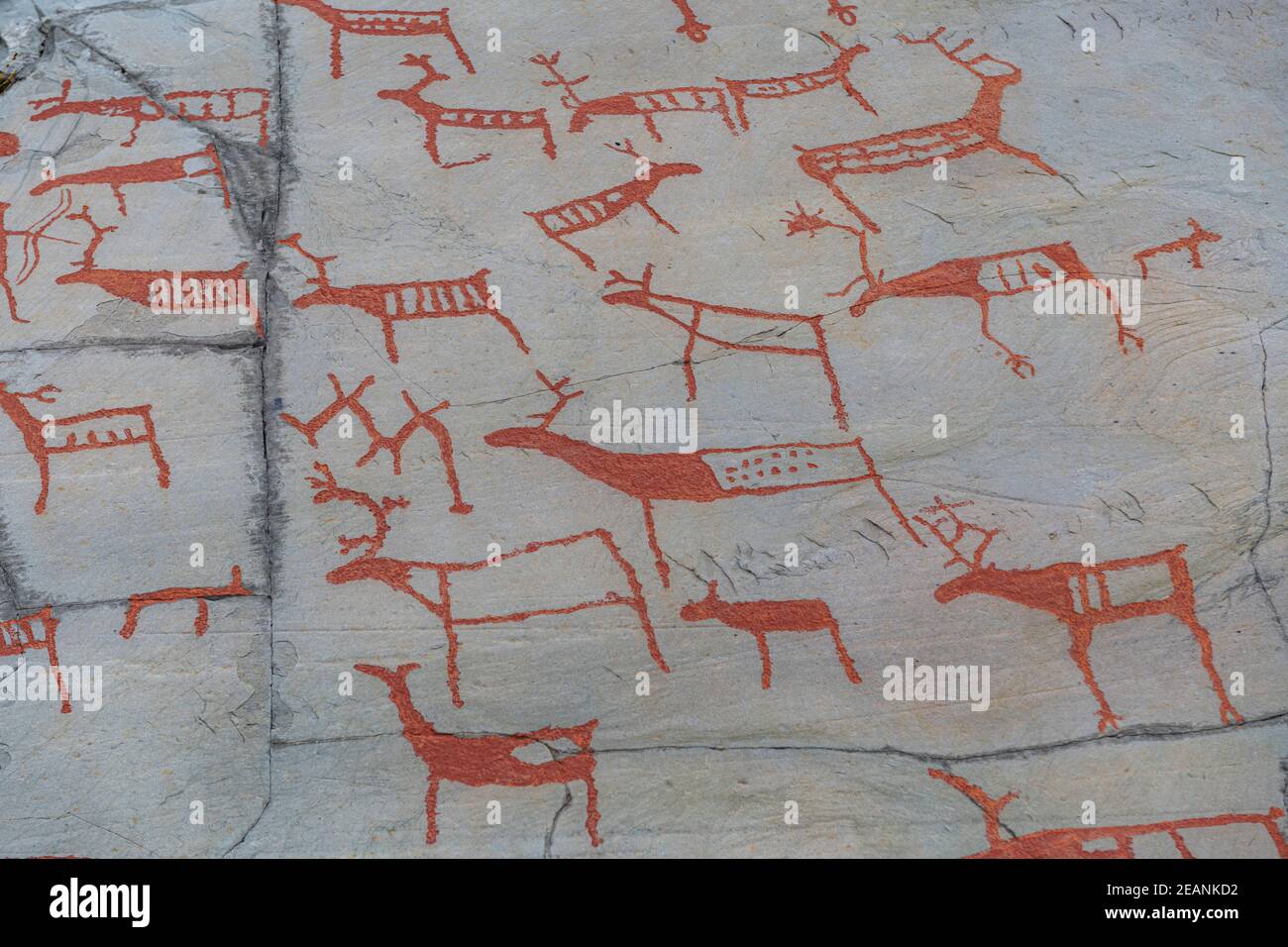 The rock carvings of Alta, UNESCO World Heritage Site, Finnmark, Norway