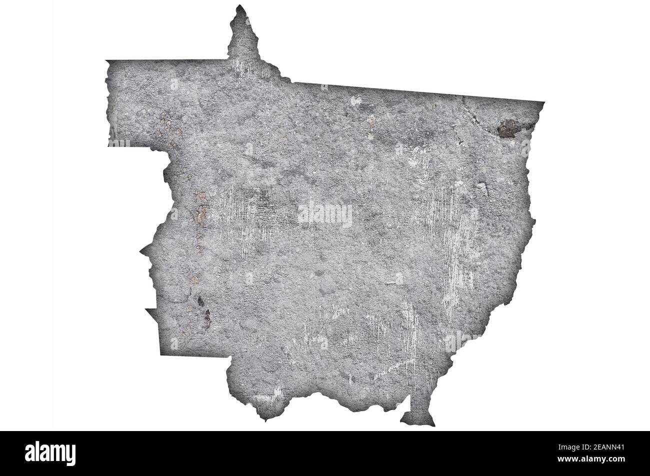 Map of Mato Grosso on weathered concrete Stock Photo - Alamy