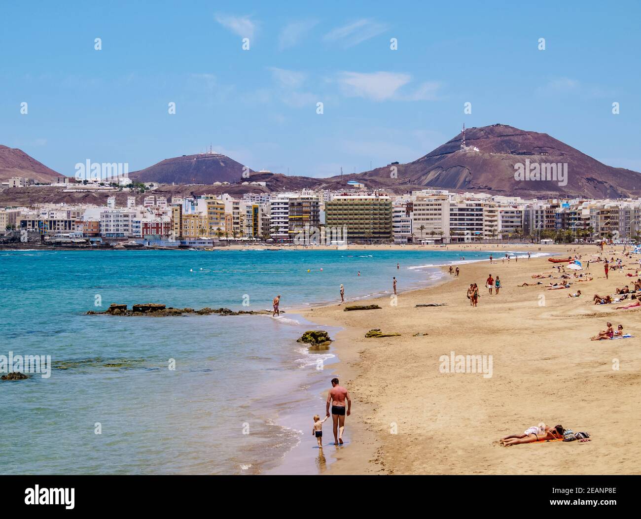 Las Canteras Beach, Las Palmas de Gran Canaria, Gran Canaria, Canary  Islands, Spain, Atlantic, Europe Stock Photo - Alamy