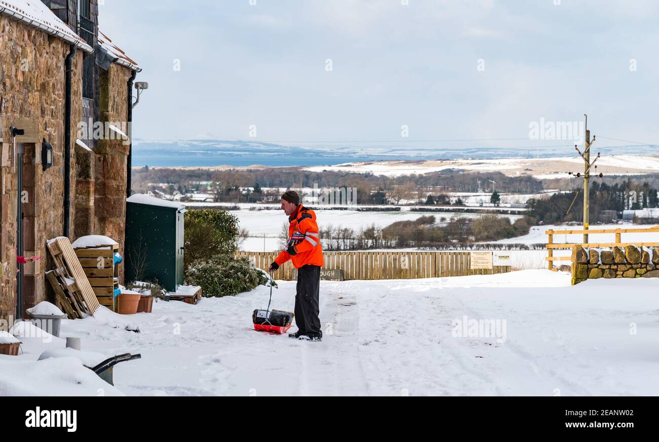Rural scotland postman hires stock photography and images Alamy