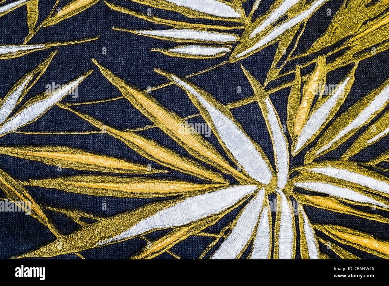 Wallpaper Pattern With Seamless Floral Ornament on Background Stock Photo