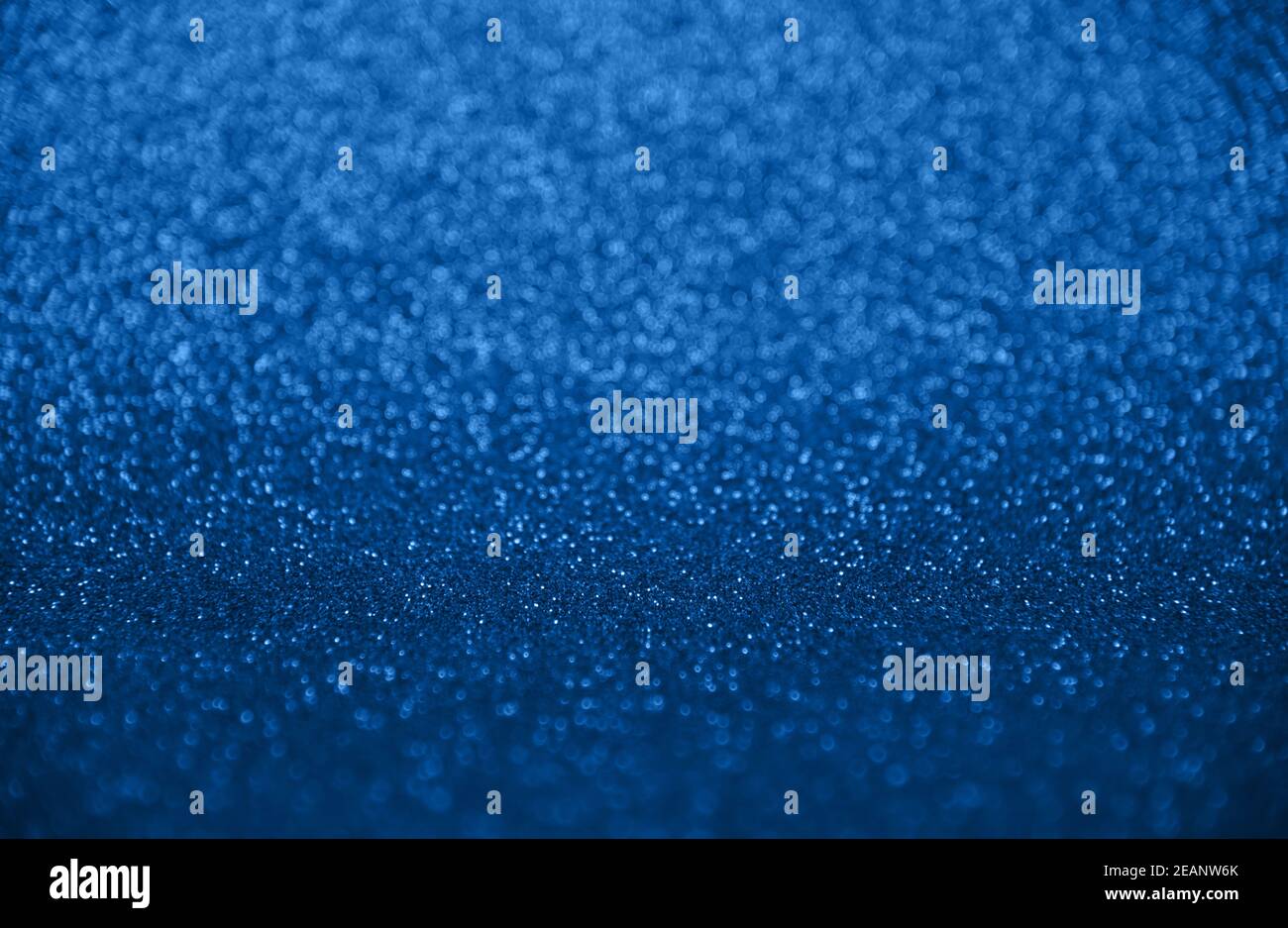 Abstract background of blue bokeh lights Stock Photo