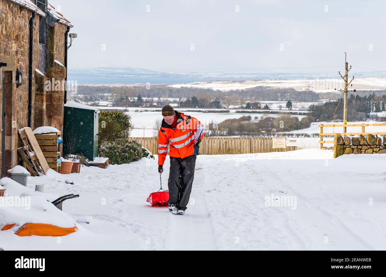 Camptoun, East Lothian, Scotland, United Kingdom, 10th February 2021