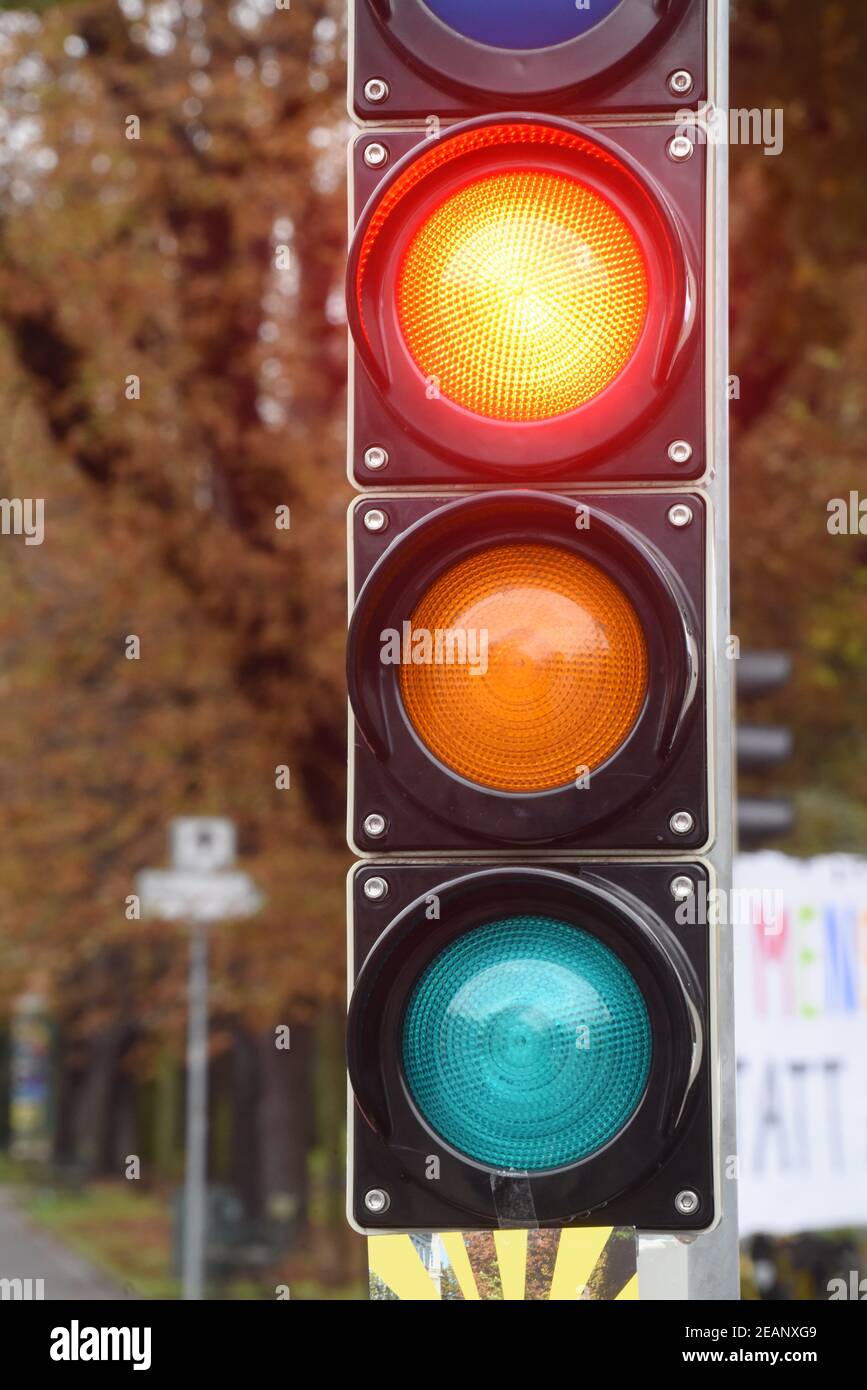 traffic light for bicycle riders Stock Photo Alamy