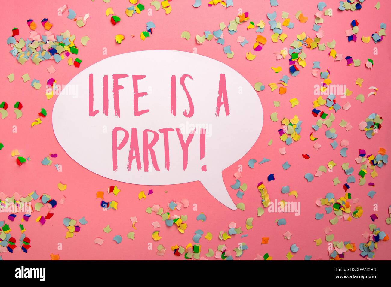 Life is a party Stock Photo