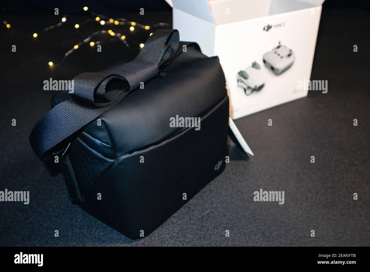 Kiev, Ukraine - February 02, 2021: Dji Mavic Mini 2 drone Bundle Fly ...