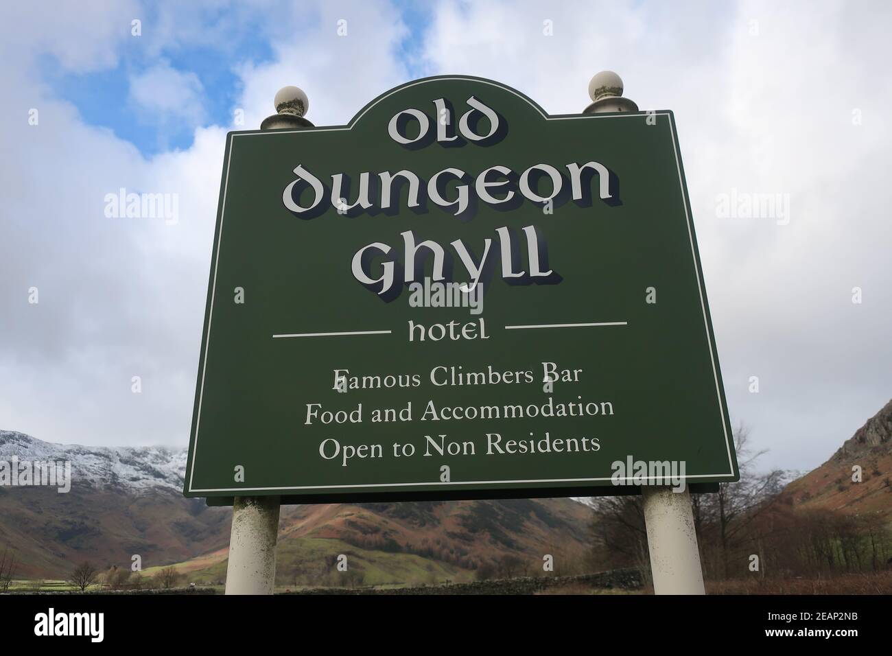 Old dungeon ghyll hotel sign hires stock photography and images Alamy
