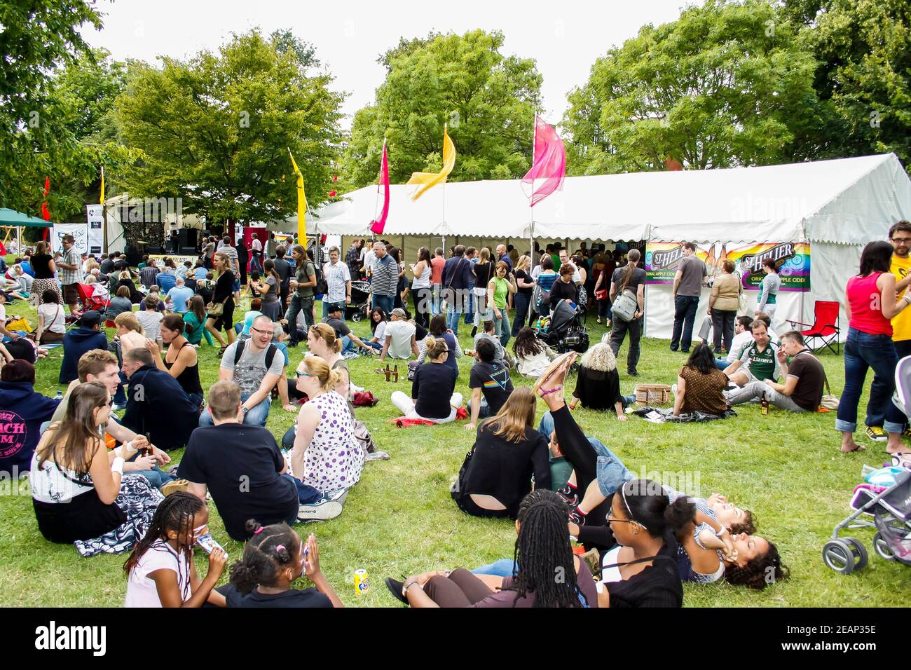 Underground Festival in Crystal Palace,South London Stock Photo