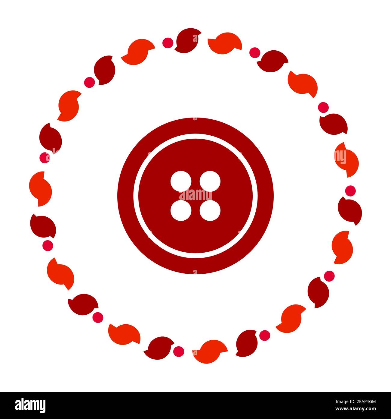 Wreath Button Pattern Textile Wreath High Resolution Stock Photography and Images - Alamy