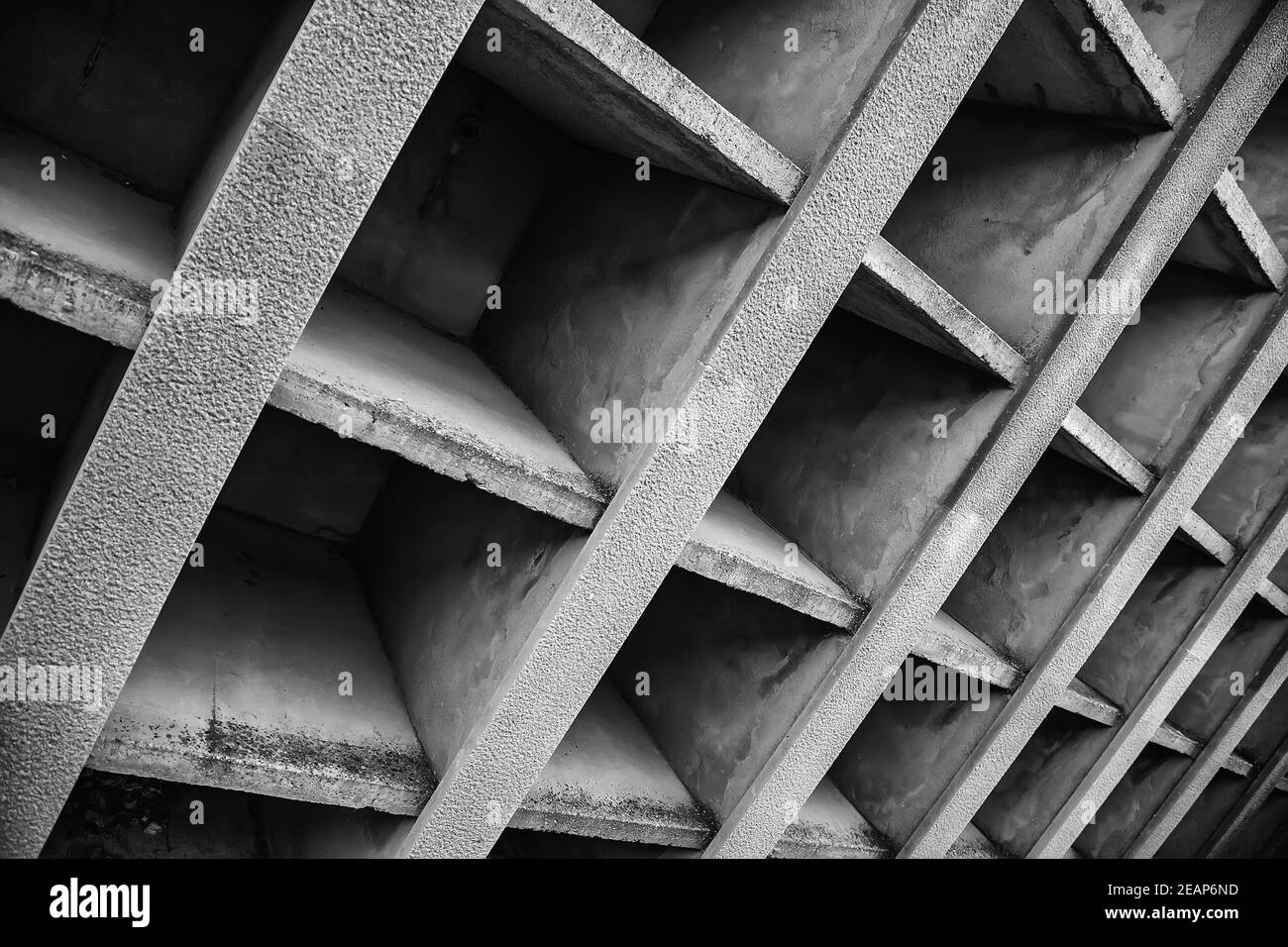 Niches in cemetery Stock Photo