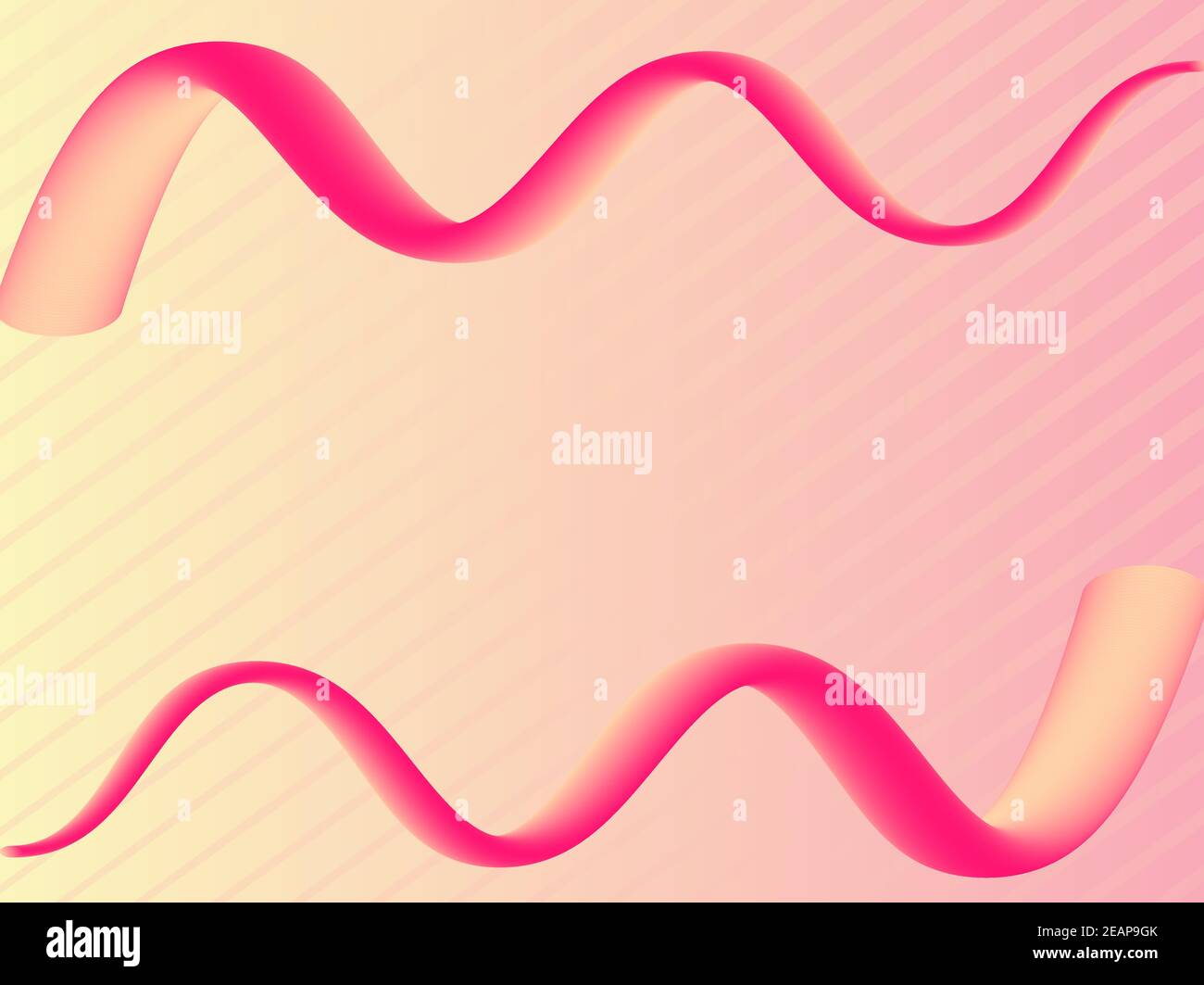 Pink fluid background with stripes Stock Vector