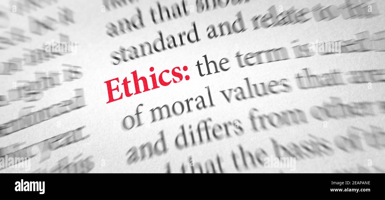 Definition Of The Word Ethics In A Dictionary Stock Photo Alamy Definition Of The Word Ethics In A Dictionary 2EAPANE