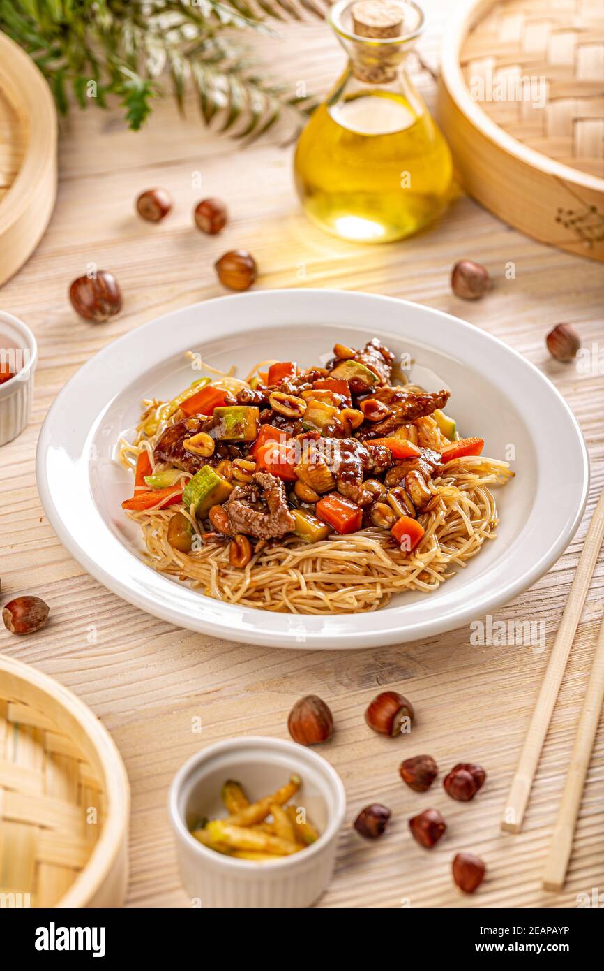 Asian style meals Stock Photo