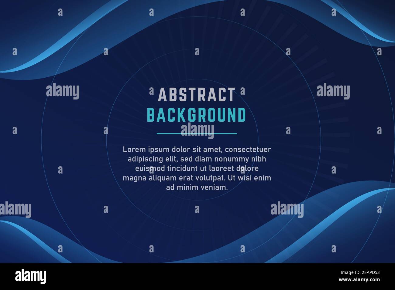 Elegant blue curved presentation background Stock Vector Image & Art