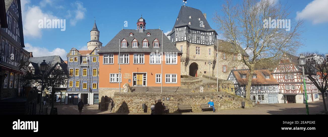 Kanzleitor, Burg- und der Schlossfelsen, ehemalige, Burganlage Stock Photo