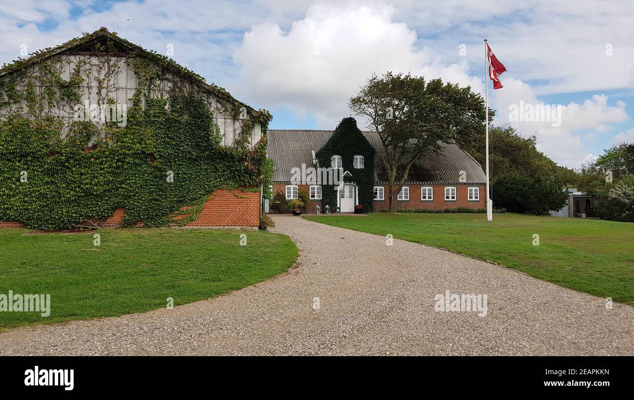Bauernhaus, Haus, Insel, Roemoe, Daenemark Stock Photo