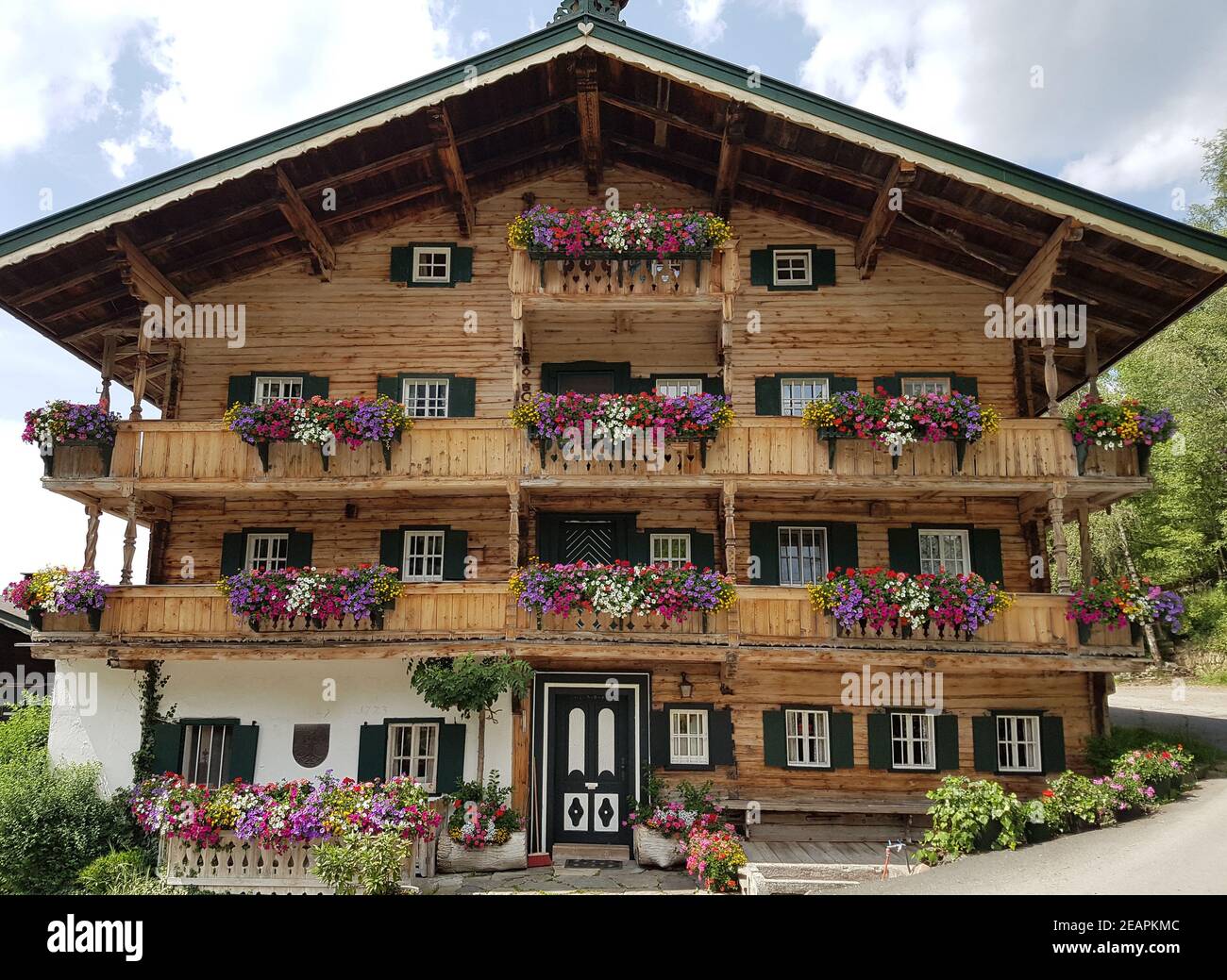 Bauernhaus, Tirol, Aurach Stock Photo
