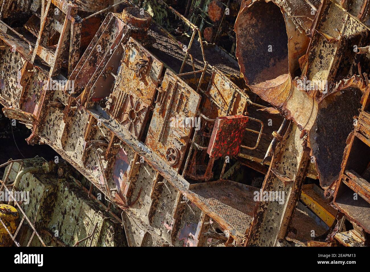 Cargo ship wreck Stock Photo Alamy