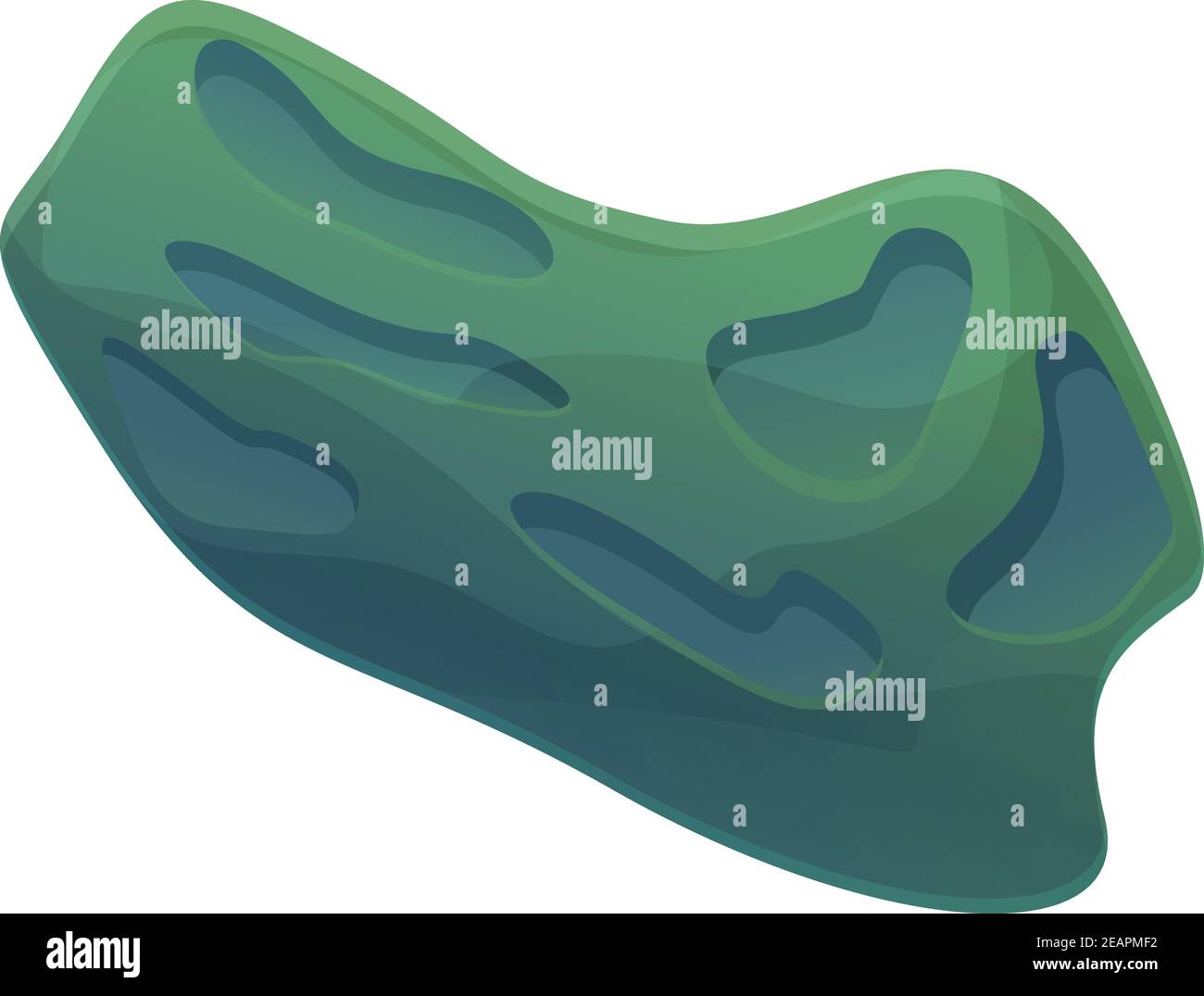 Asteroid rock icon. Cartoon of asteroid rock vector icon for web design ...