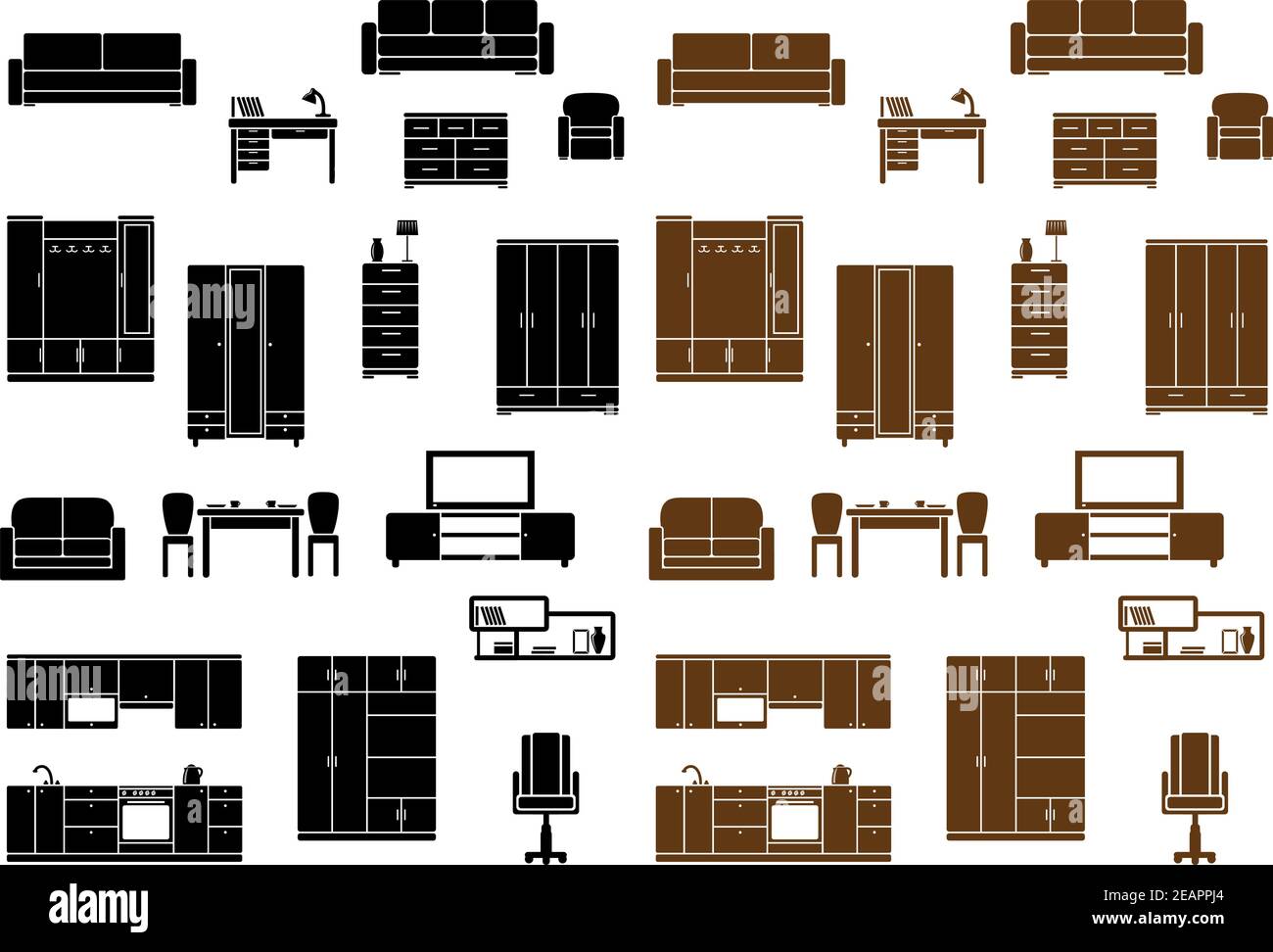 Room interiors vector vectors hi-res stock photography and images - Alamy