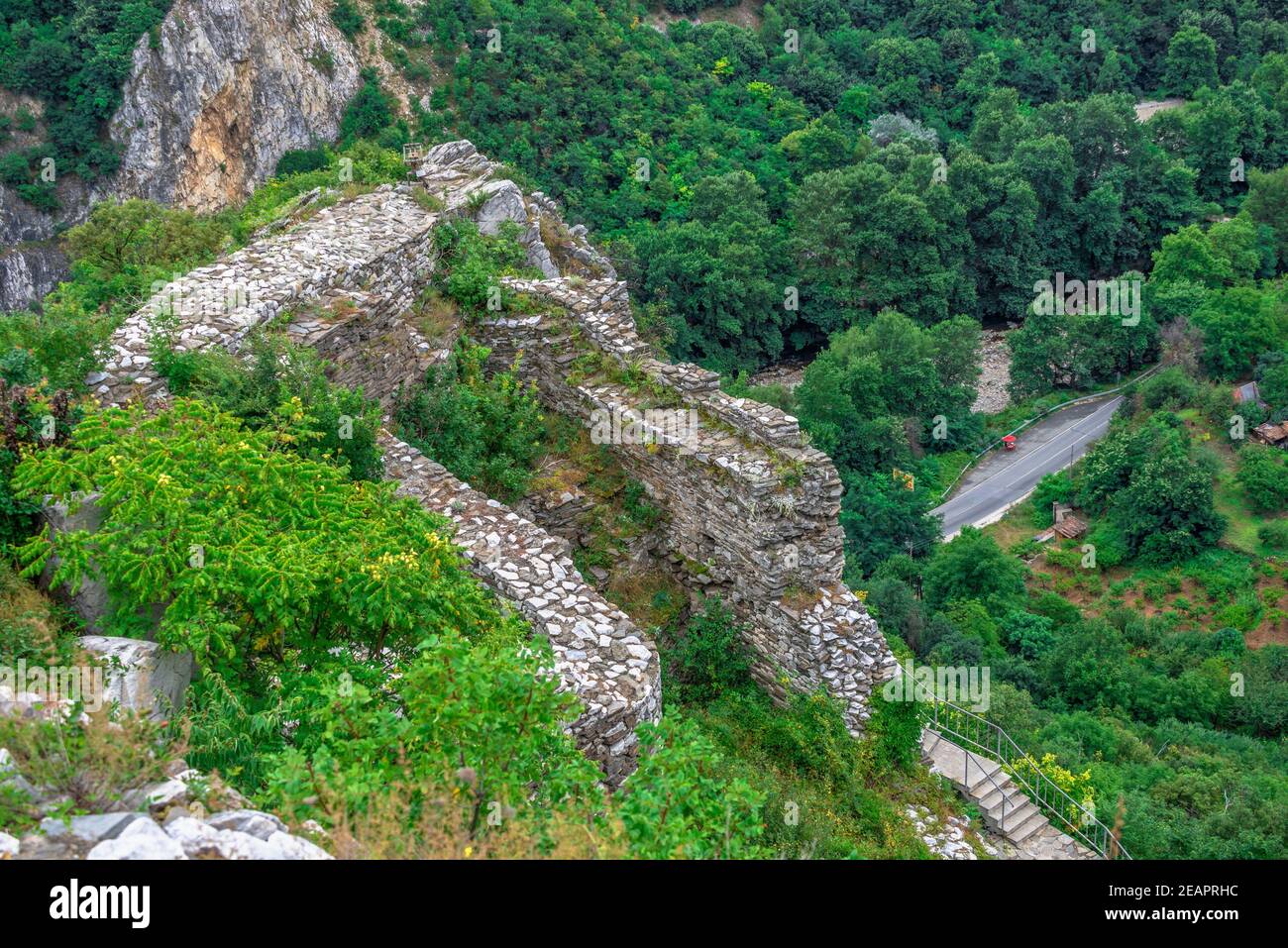 Medieval Asens Fortress in Bulgaria Stock Photo
