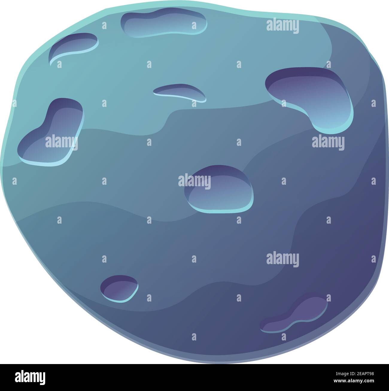 Asteroid ball icon. Cartoon of asteroid ball vector icon for web design ...