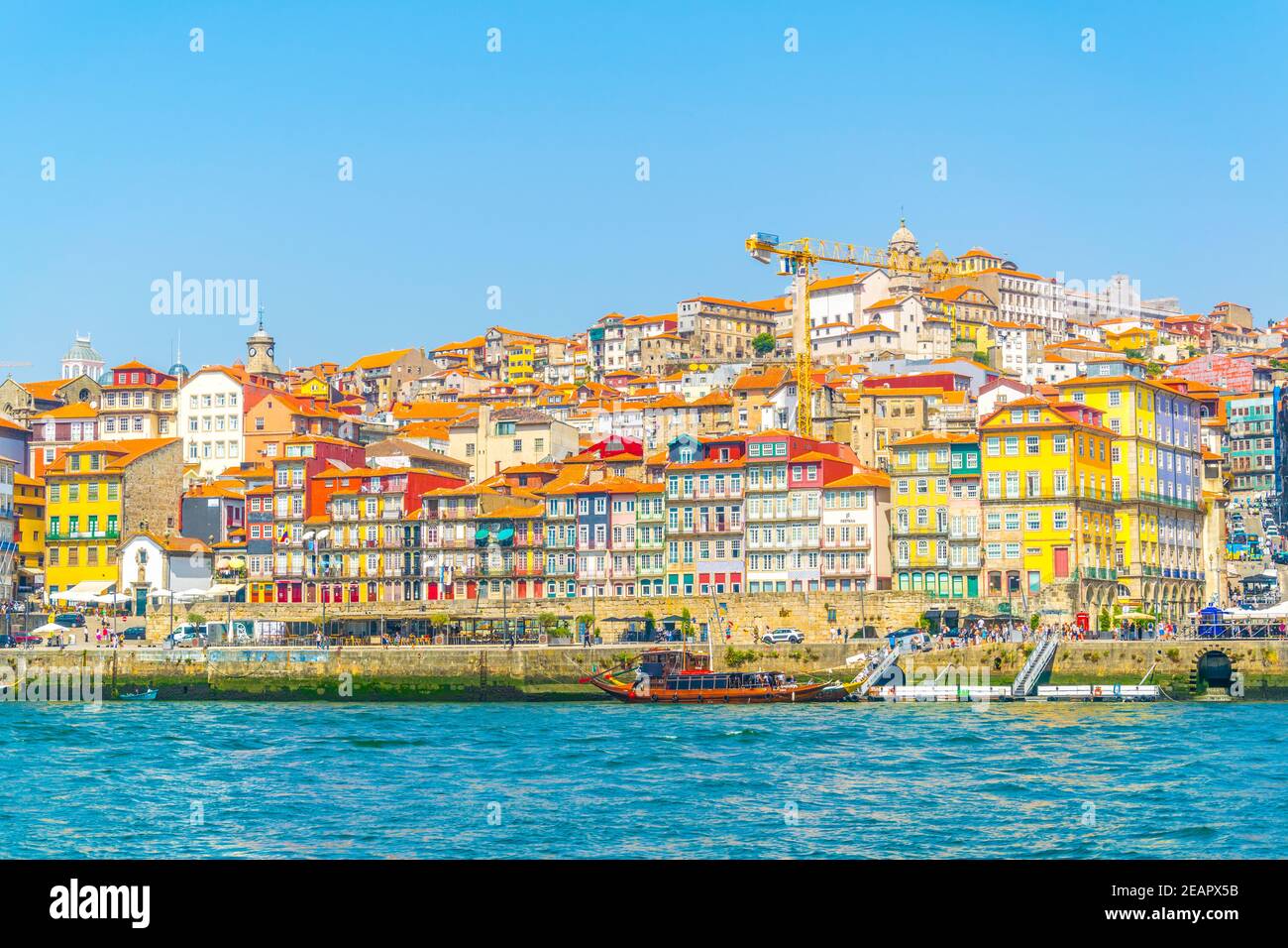 Waterfront of river douro in Porto, Portugal Stock Photo Alamy