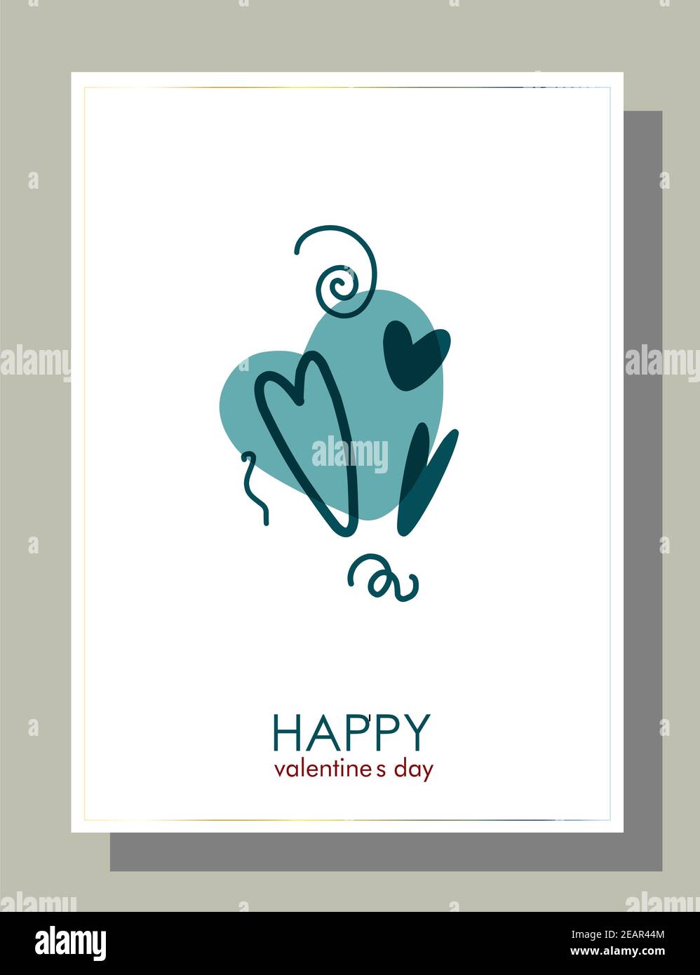 Abstract invitation. Holiday greeting card. Trendy geometric background. Line style vector. Abstract love symbol. Holiday concept. Modern trendy poster. Business concept Stock Photo