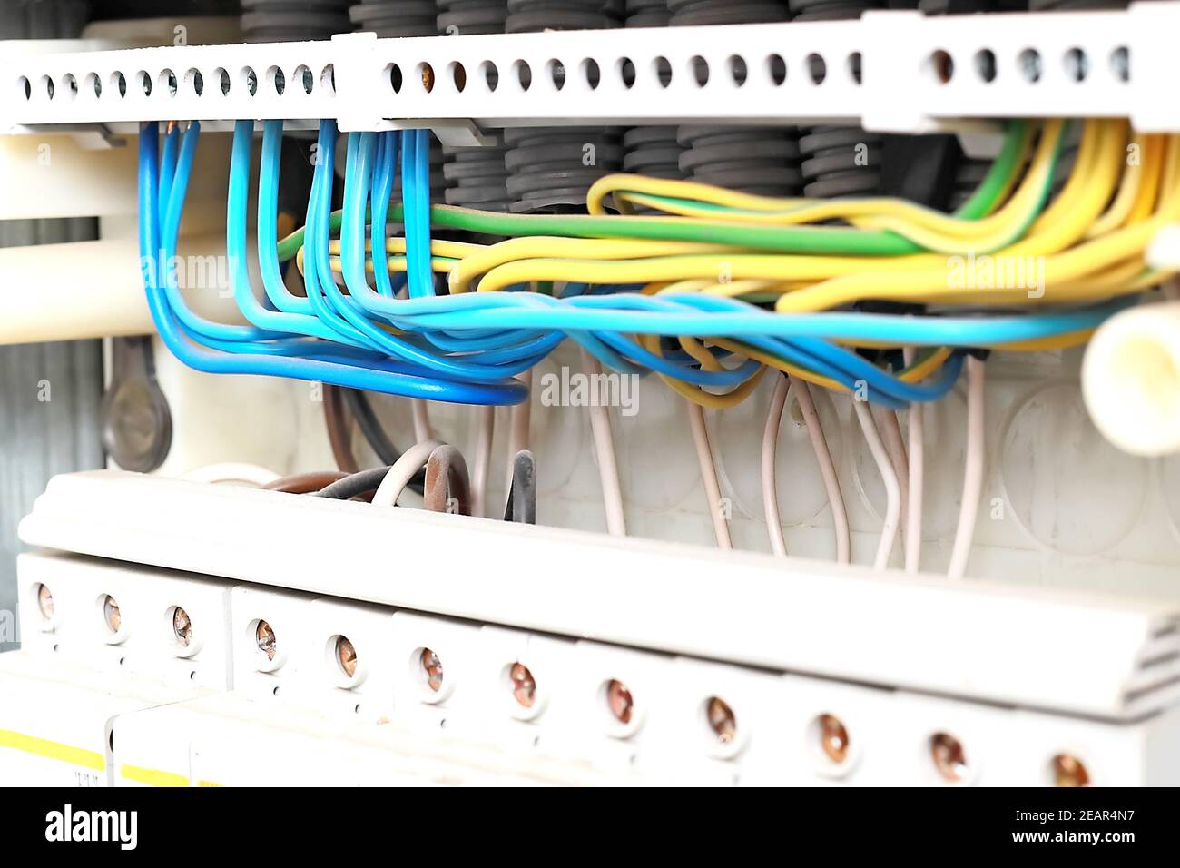 This is a clean electrical shield with the correct wiring of the new