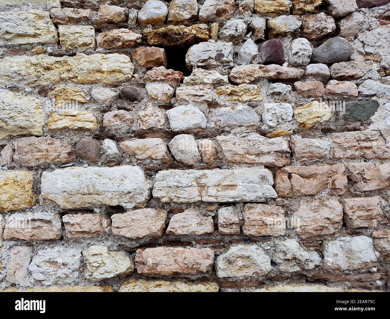 Toscanamauer, Mauer Stock Photo