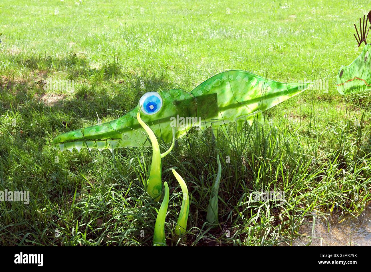 Glasgarten, Arnbruck, Kunstwerke Stock Photo