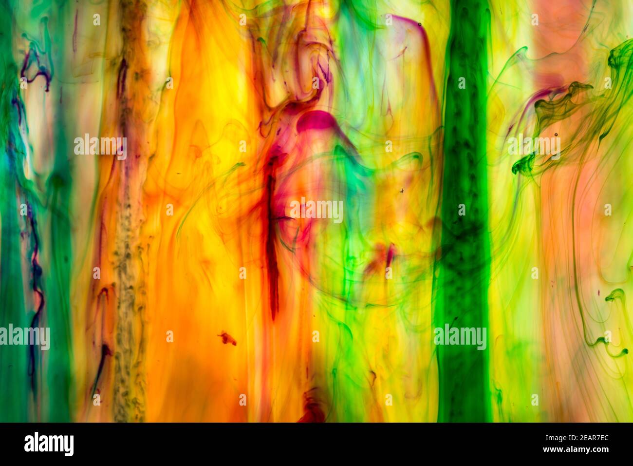 Acrylic colors and ink in water. Abstract background Stock Photo - Alamy